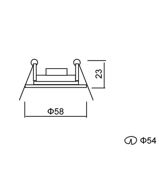 MR11 Downlight Fitting