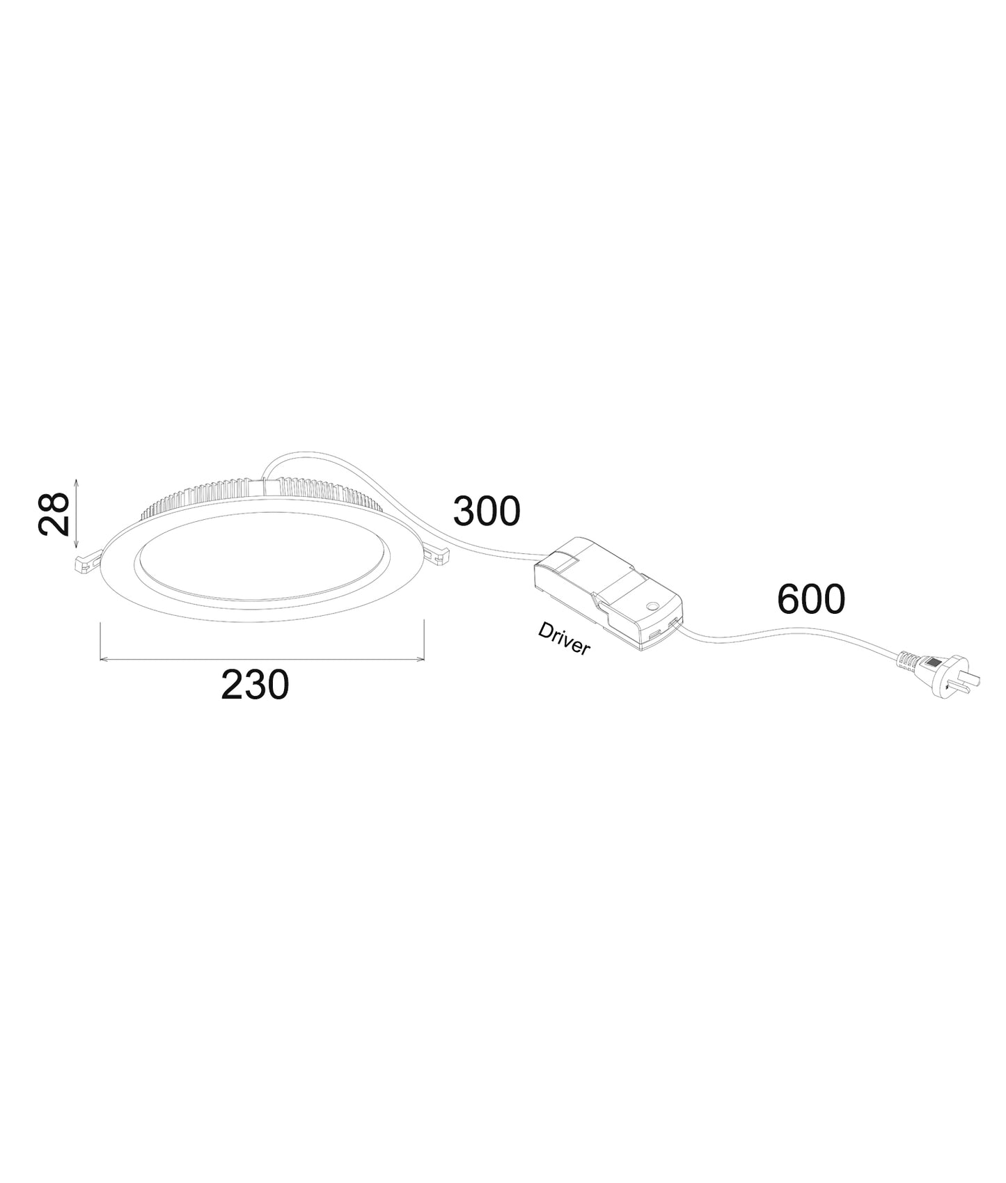 COSMOTRI: LED Tri-CCT Dimmable Fixed White Downlights IP20