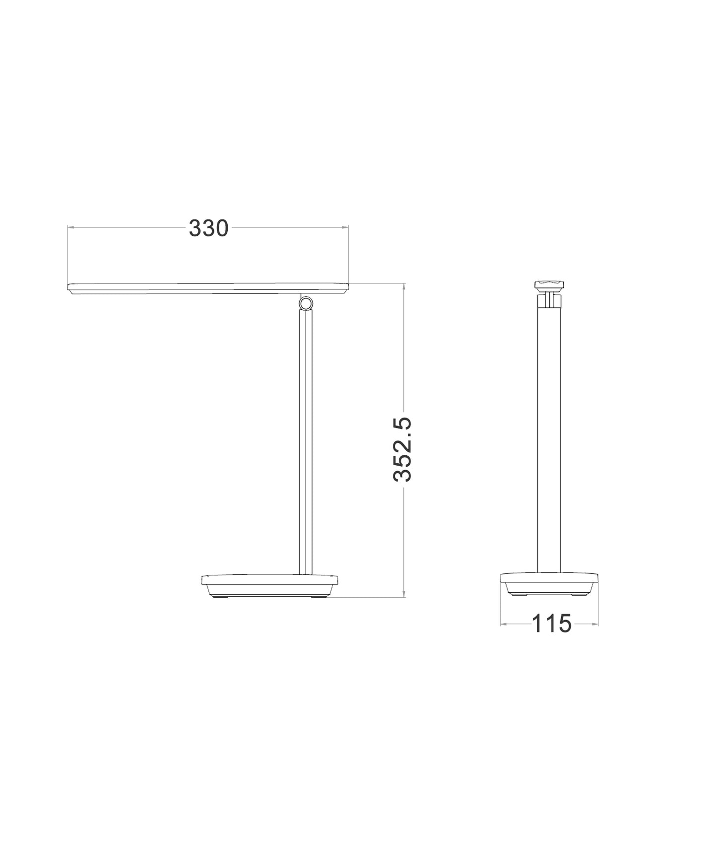 FLATMATE: D.I.Y. LED Tri-CCT Portable & Rechargeable Touch Table Lamp