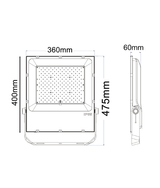 FLOOD: LED Flood Light (200W) IP65