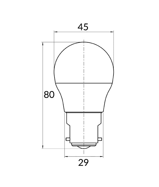 Fancy Round LED Globes Frosted Diffuser (3W)