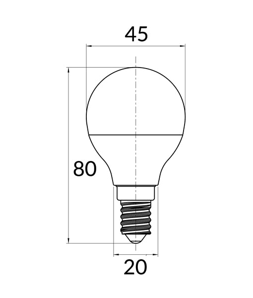 Fancy Round LED Globes Frosted Diffuser (3W)