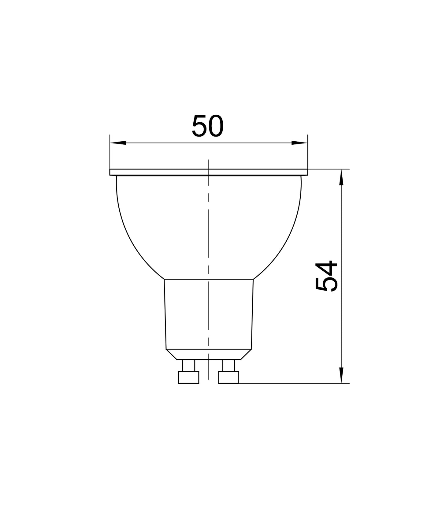 GU10 LED Globes 3000K (6W)