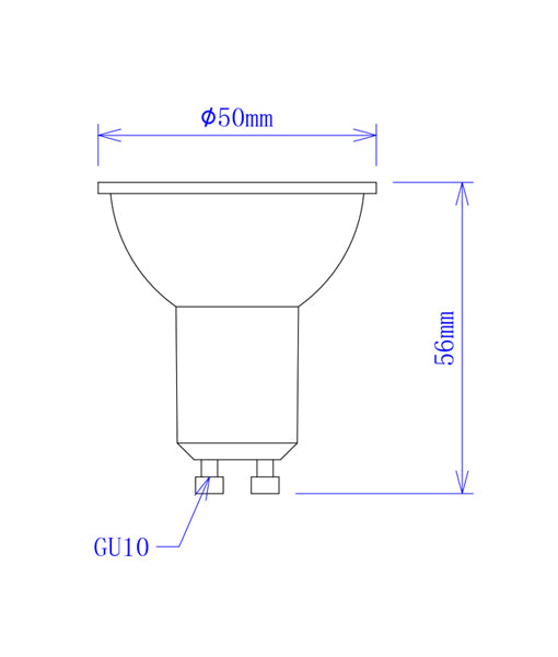 GU10 LED Coloured Globes (5W)