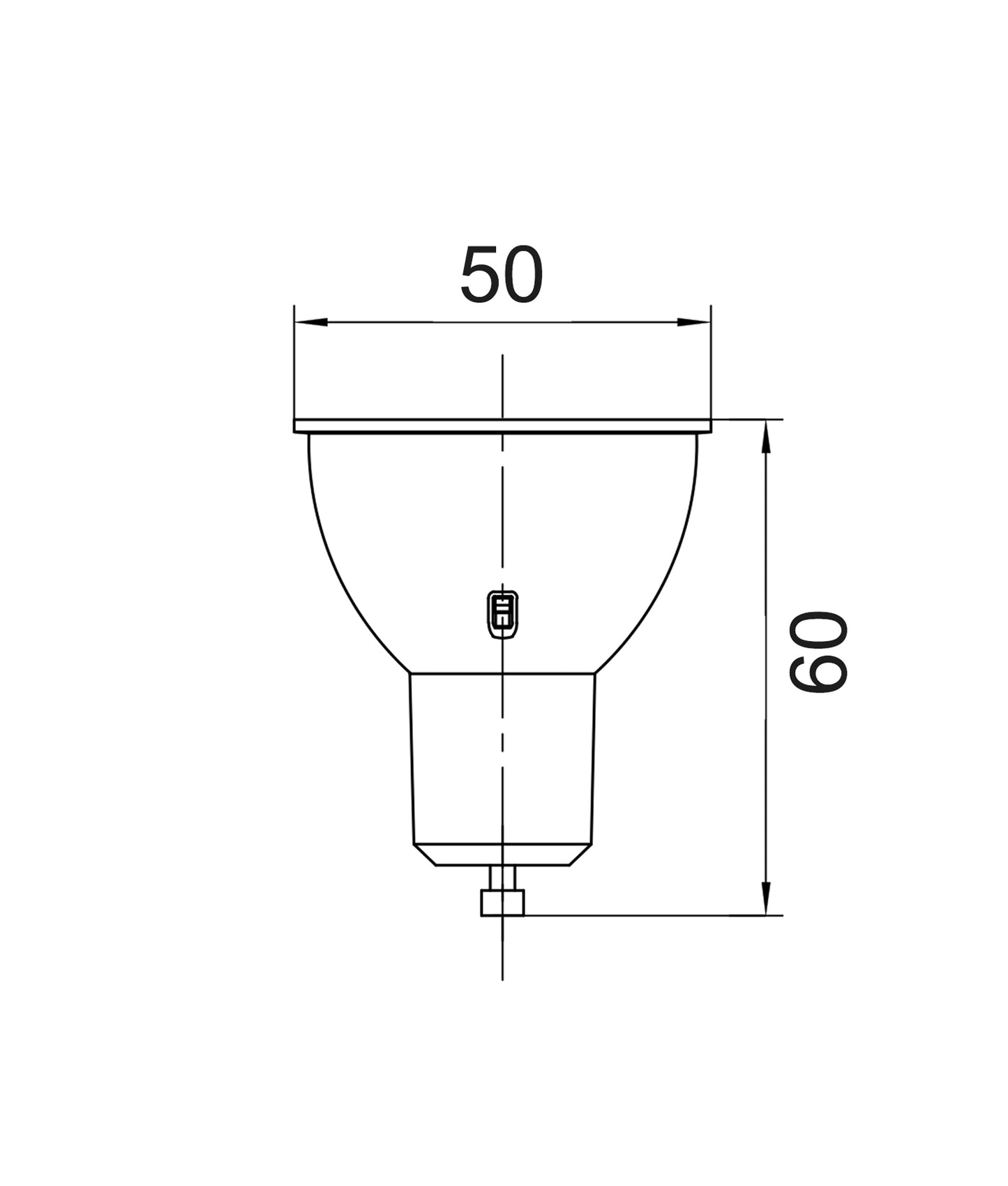 GU10TRI: LED GU10 Tri-CCT Globe (6W)