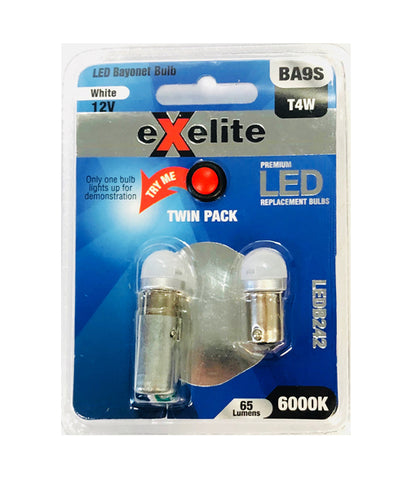 Exelite LED Bayonet Auto Globes (2pcs Pack)