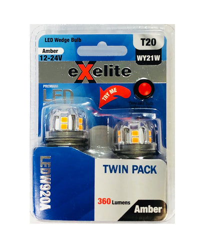 Exelite LED Wedge Auto / Vehicle Globes (2pcs Pack)