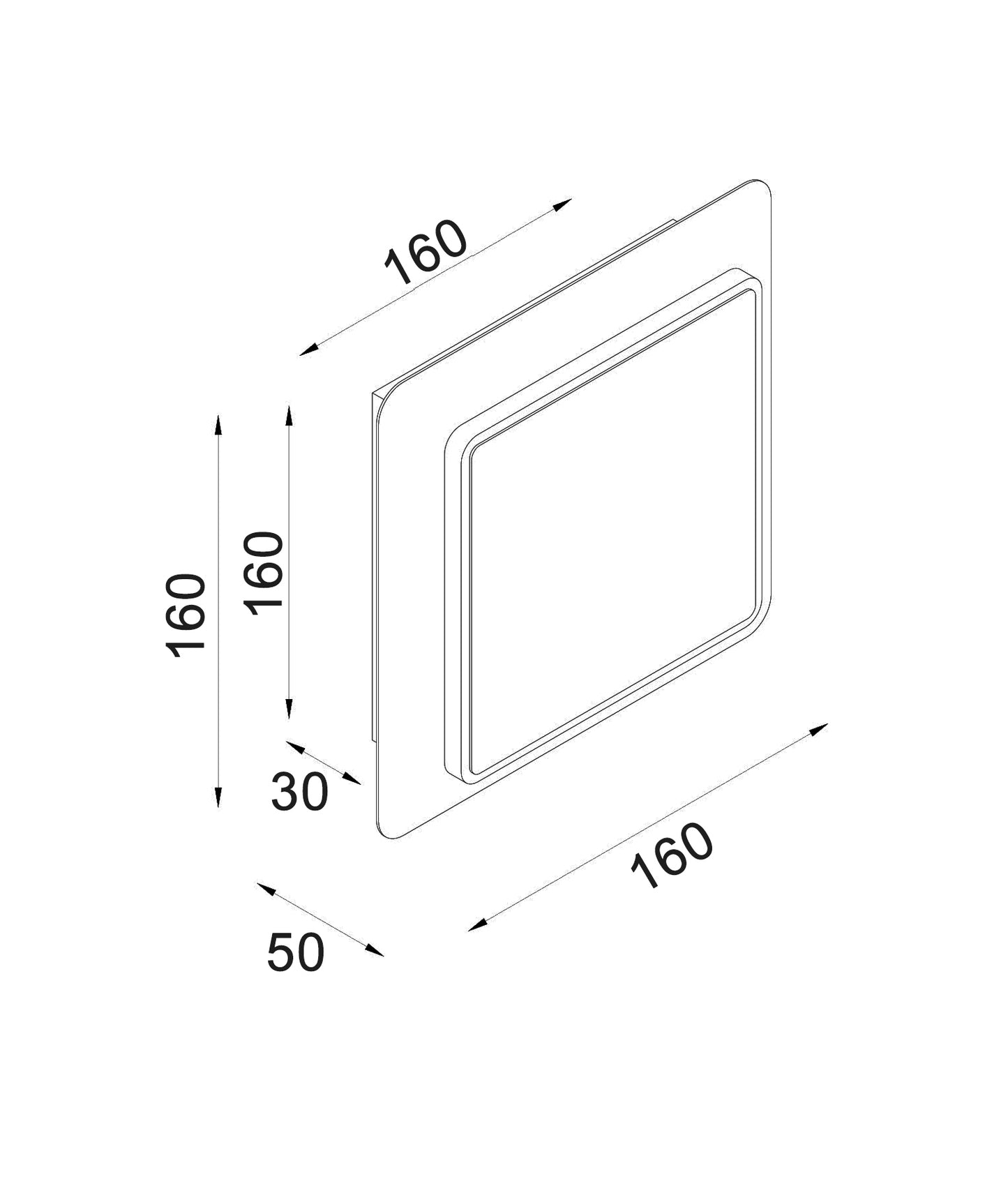 LIMA: City Series LED Tri-CCT Interior Rotatable Dimmable Wall Lights