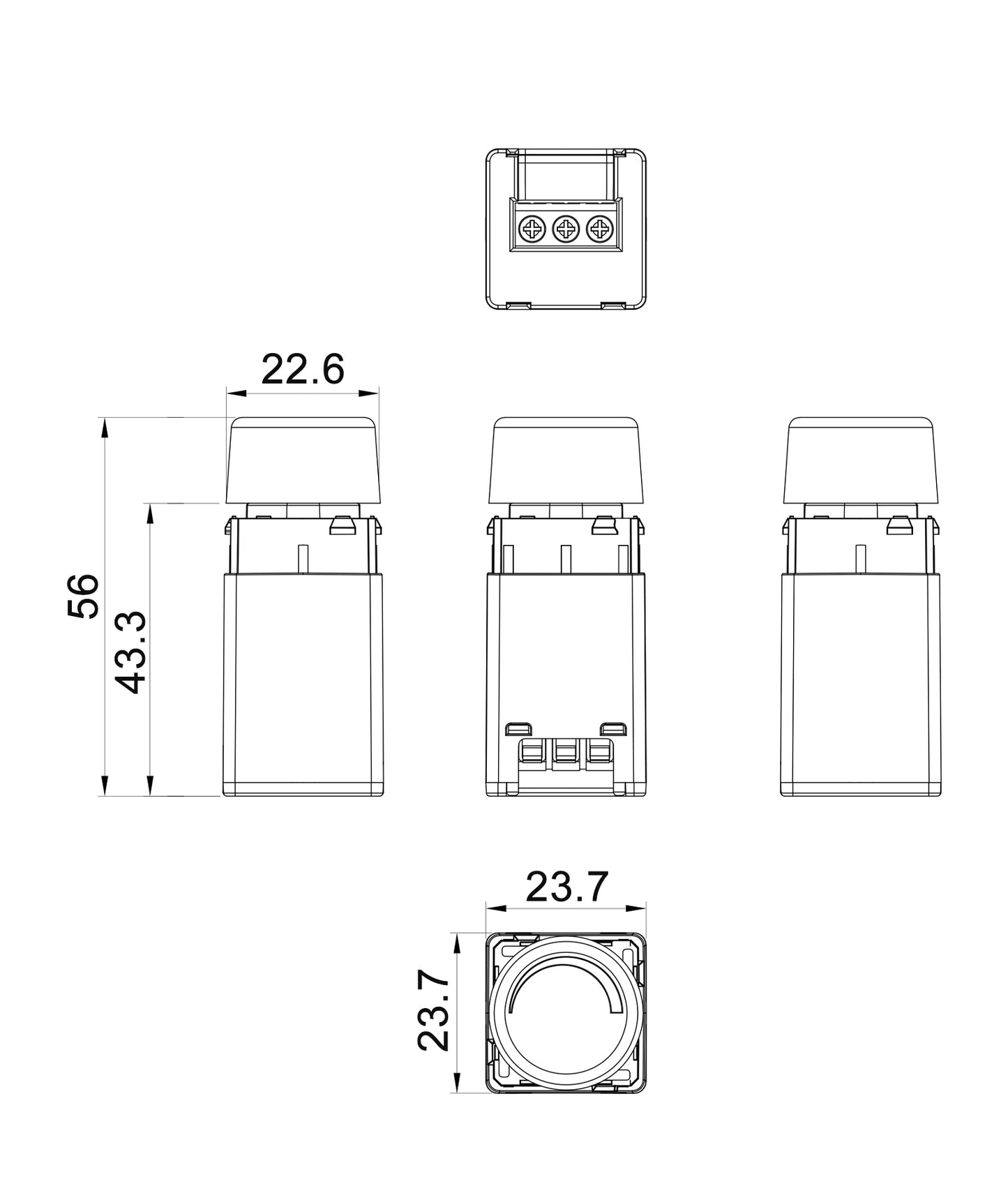 LYNX1: Trailing Edge Rotary Dimmer