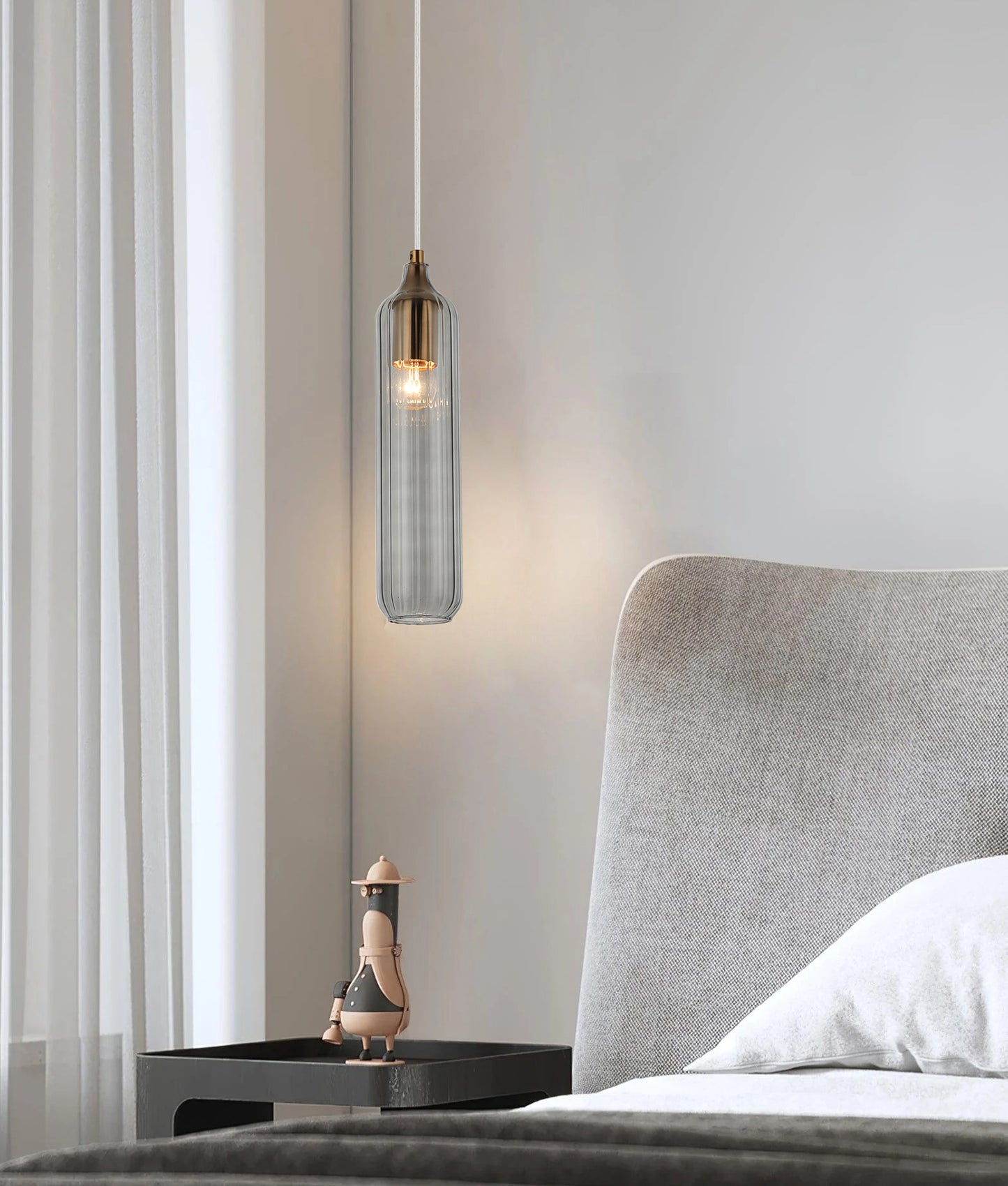 MANGA: Interior Glass Cylinder Pendant Lights