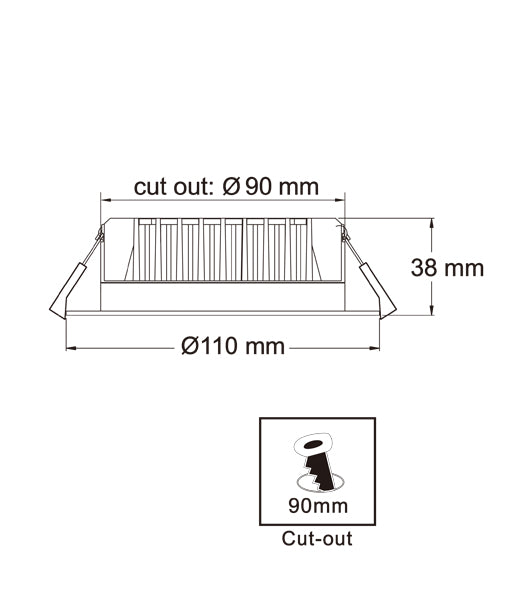 MOTION: LED Recessed Motion Sensor Downlights