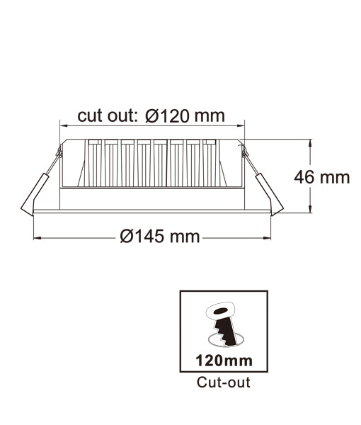 MOTION: LED Recessed Motion Sensor Downlights