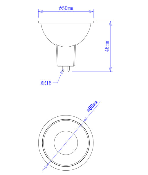 MR16 LED Coloured Globes (5W)