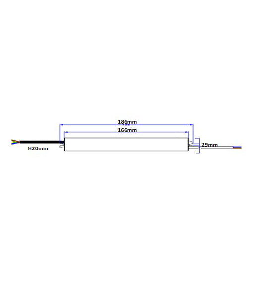 24V Waterproof Constant Voltage LED Drivers IP67 (30W)