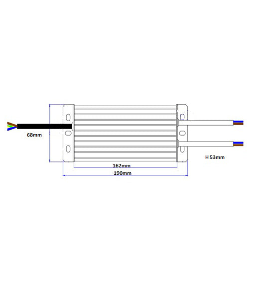 24V Waterproof Constant Voltage LED Drivers IP67 (100W)