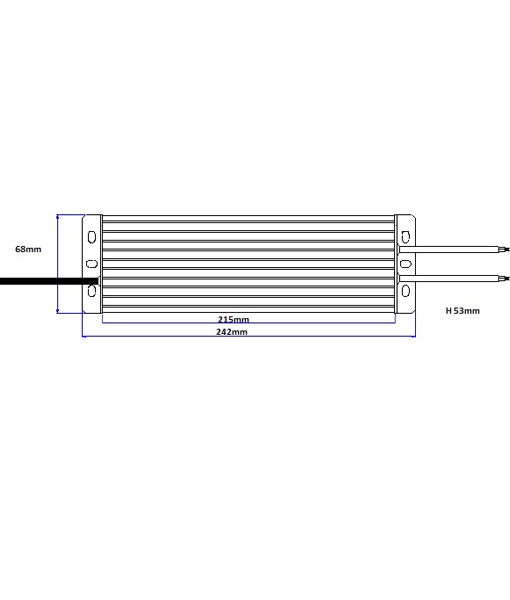 24V Waterproof Constant Voltage LED Drivers IP67 (150W)