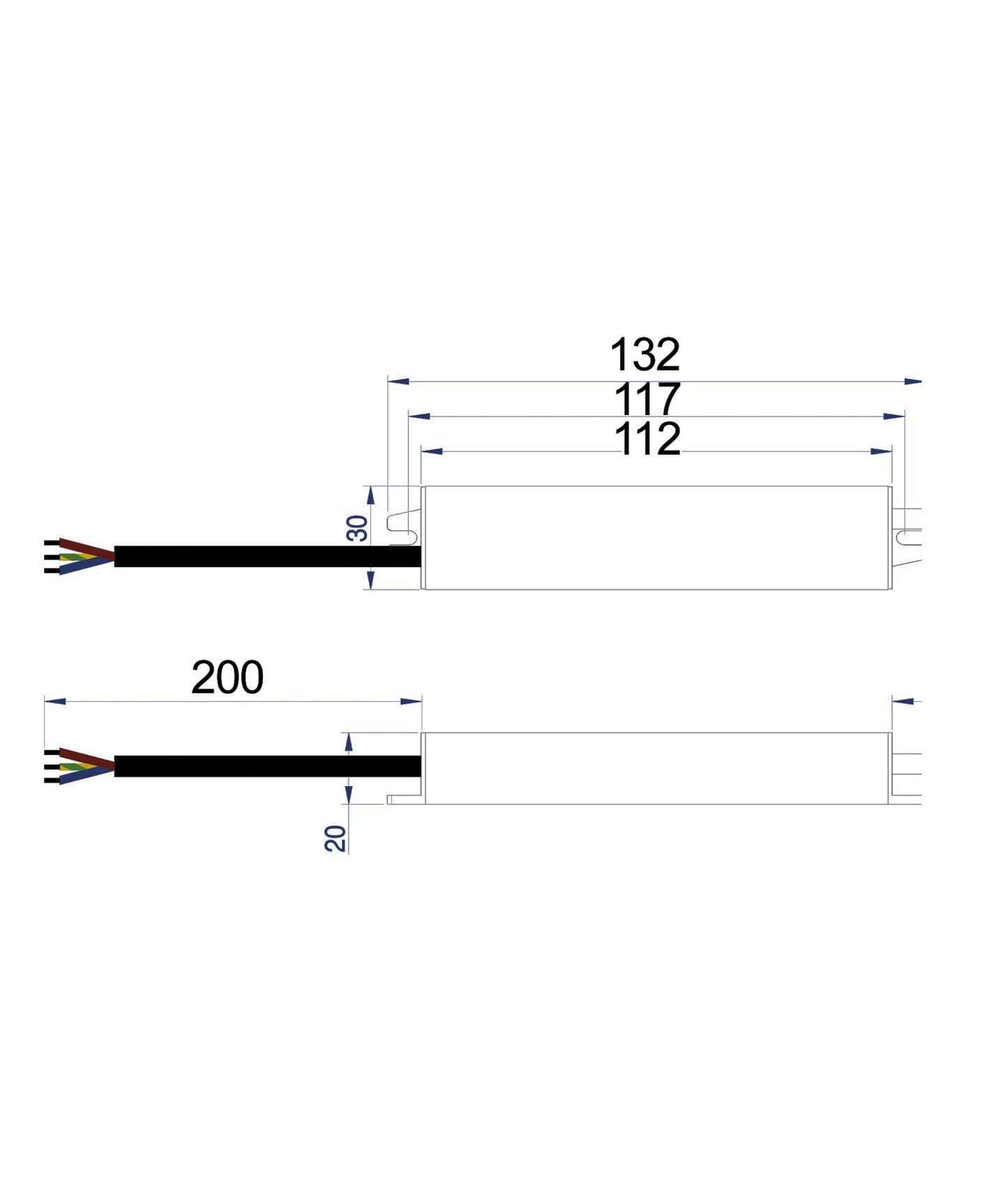 OTTER2: 12V Waterproof Constant Voltage LED Driver IP67 (20W)