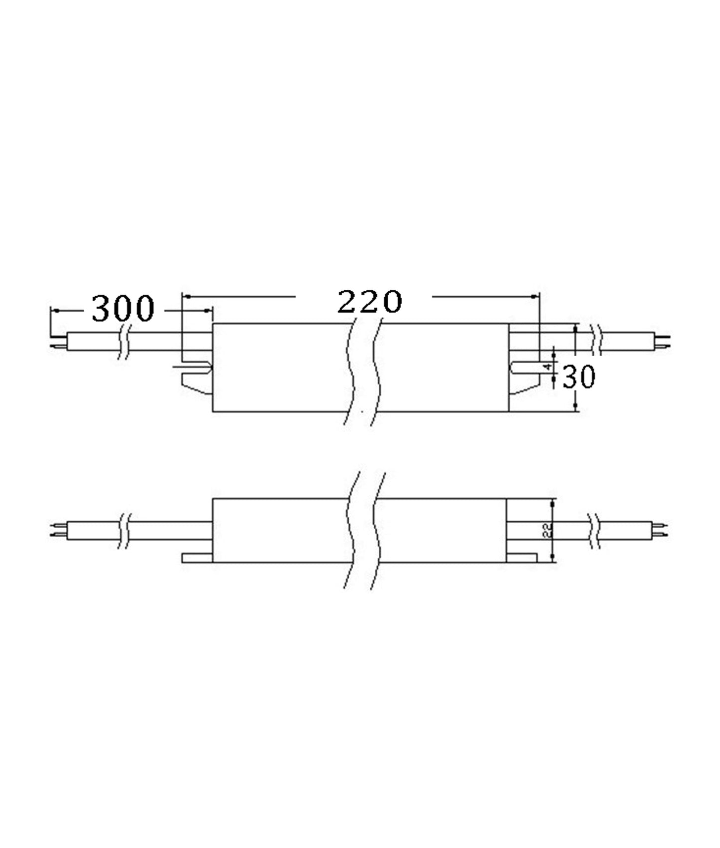 OTTER8: 12V Waterproof Constant Voltage LED Driver IP67 (30W)