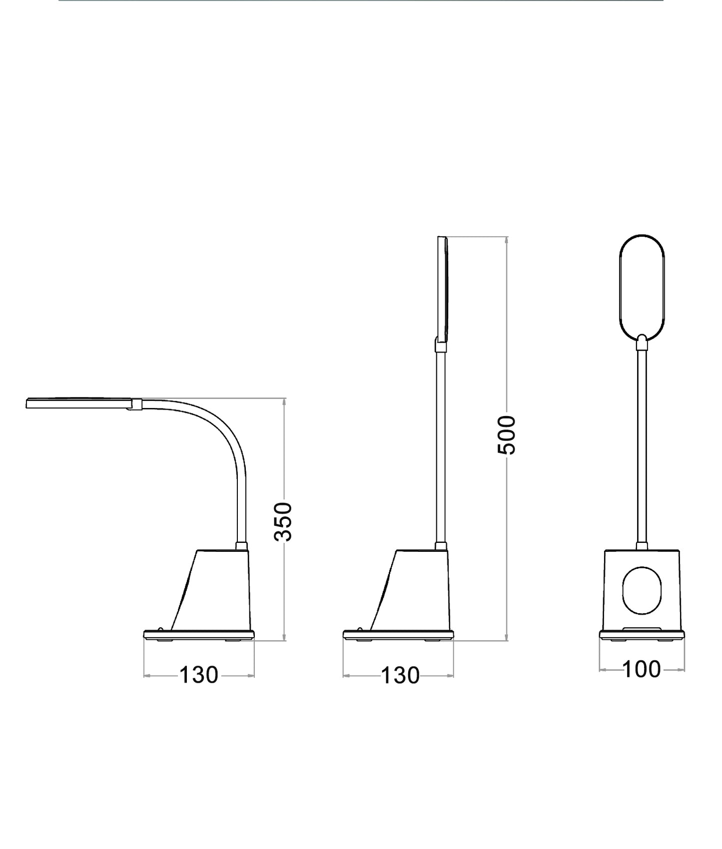 PENMATE: LED Rechargeable Portable Functional Touch Table Lamp