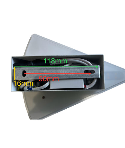 SURAT: City Series LED Dual-CCT Interior Triangular Dimmable Wall Light