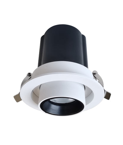 TELE: LED Recessed Spot Downlight Retractable Dimmable Tri-CCT IP20