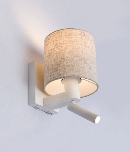 BRIGHTON: City Series E27 Interior Wall Lamp With Adjustable LED Reading Lights