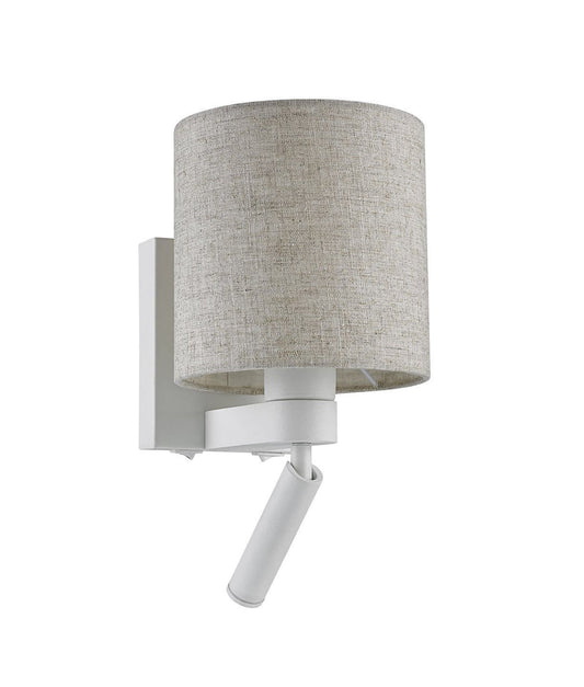 BRIGHTON: City Series E27 Interior Wall Lamp With Adjustable LED Reading Lights