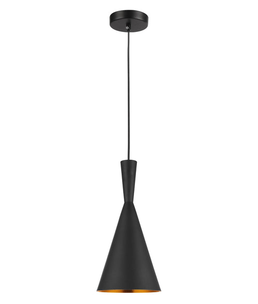 CAVIAR: Black Cone Shape Pendant Light
