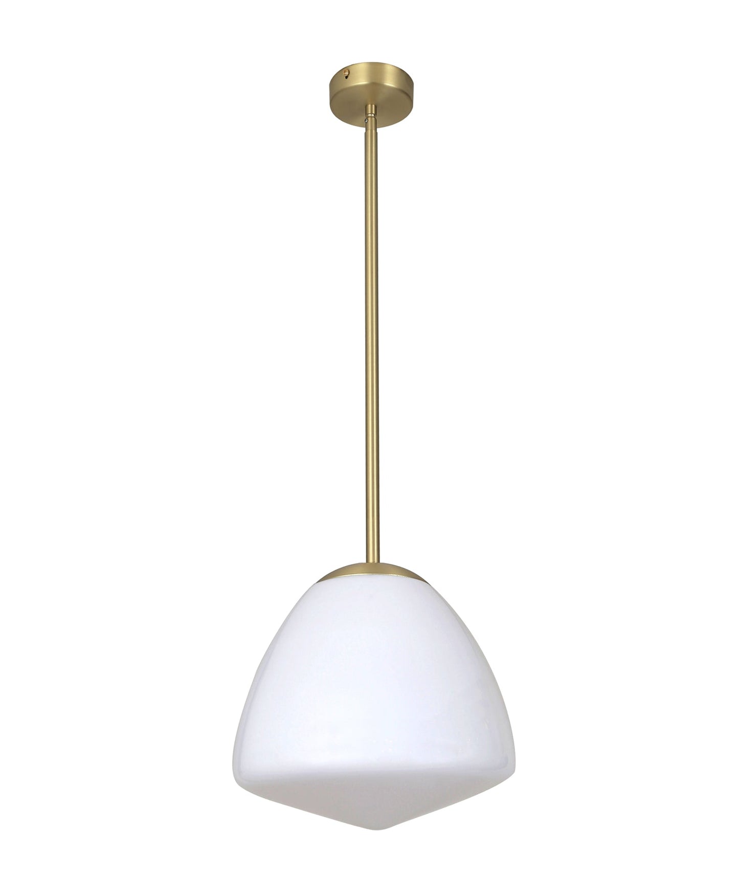CIOTOLA: Interior Tipped Medium Dome Frosted Glass Pendant Lights