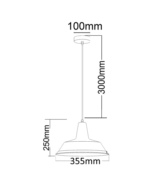 DIVO: Industrial Retro Dome Satin Chrome Pendant Light