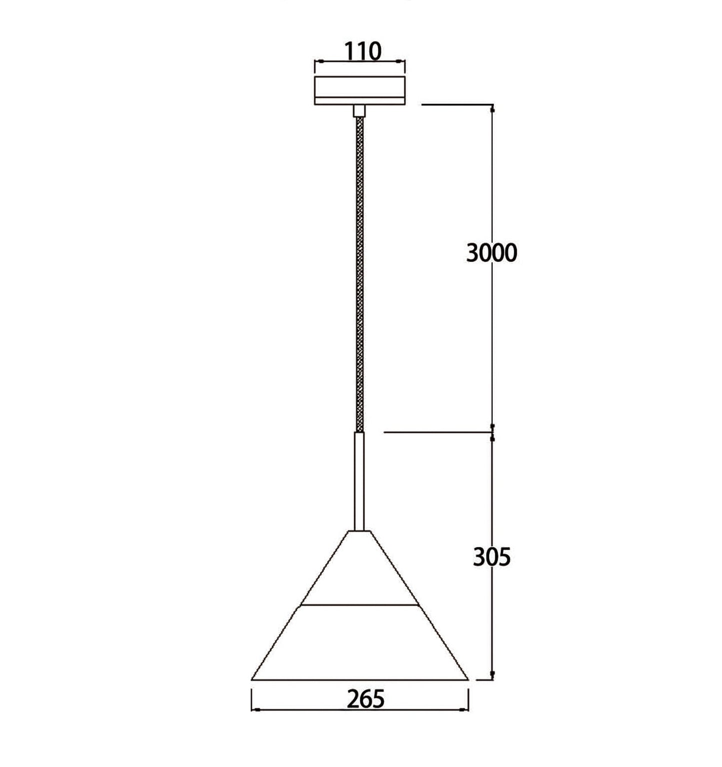 FINN: Scandinavian Blonde Wood & Opal Glass Wide Cone Pendant Light