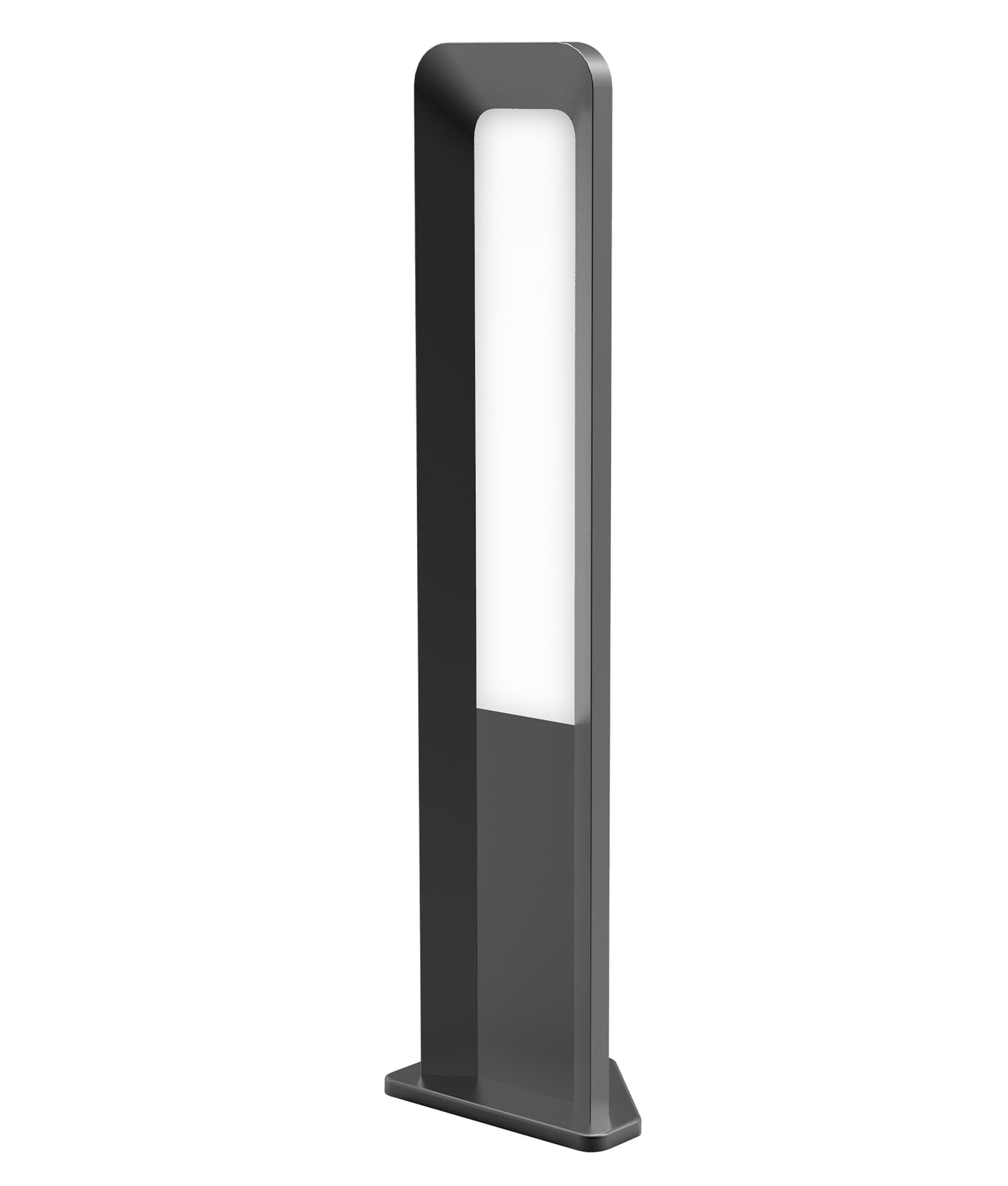 Hathor LED Surface Mounted Dark Grey Bollard Lights IP54