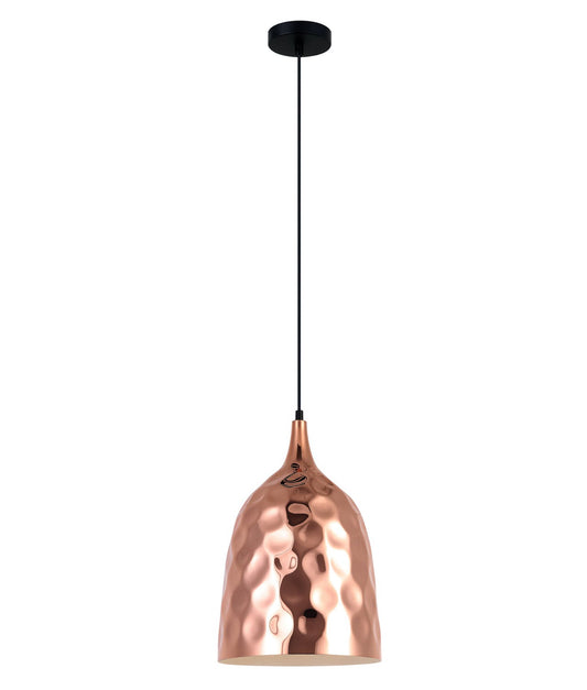 KOPER: Bohemian Copper Plated Ellipse Shape Pendant Light