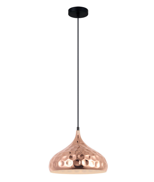 KOPER: Bohemian Copper Plated Dome Pendant Light