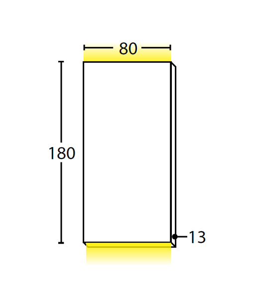 PDL: LED Exterior Wall Rectangular Up/Down Pillar Lights IP65