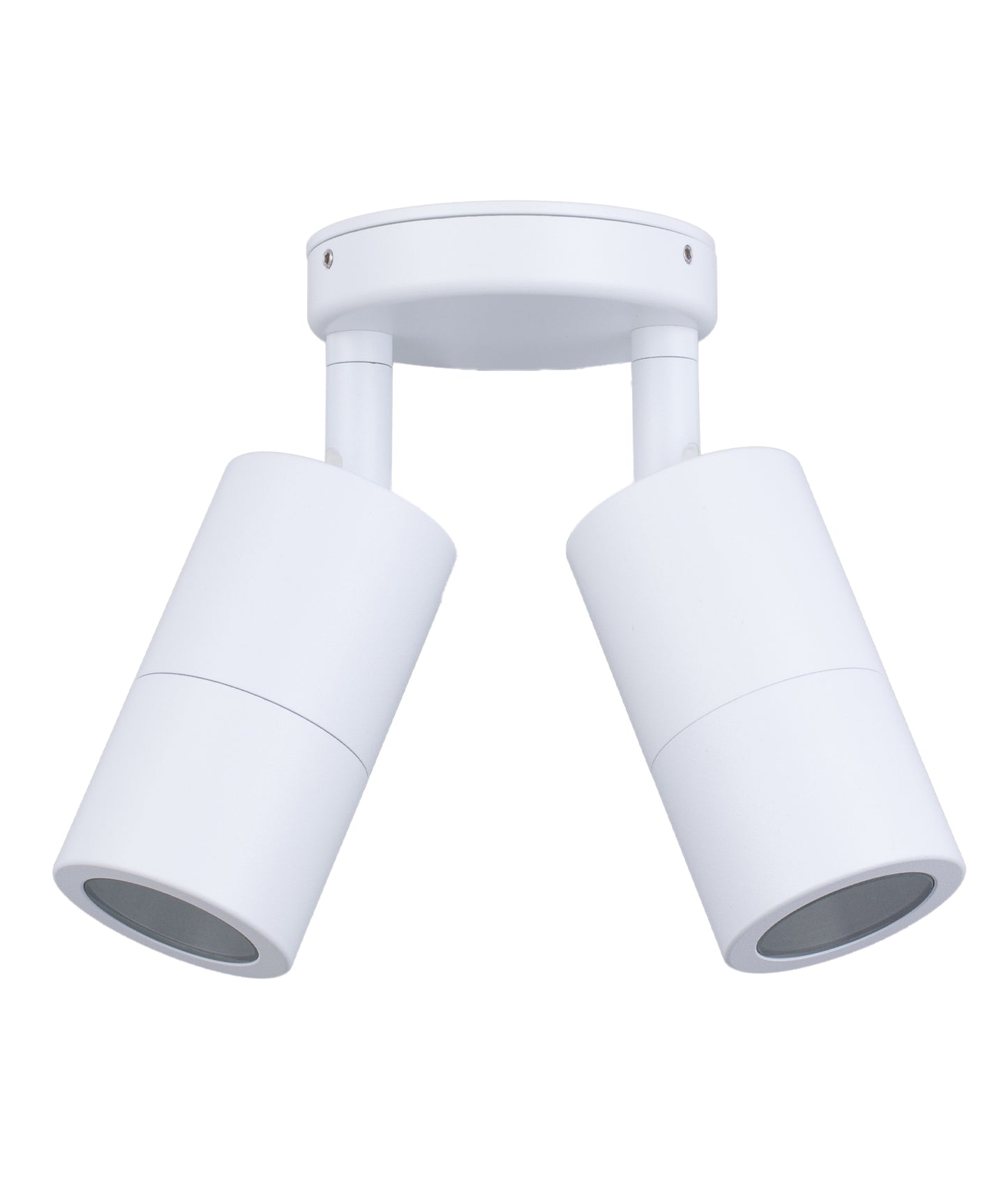 MR16 Exterior Wall Pillar Spot Lights (White Aluminium) IP65