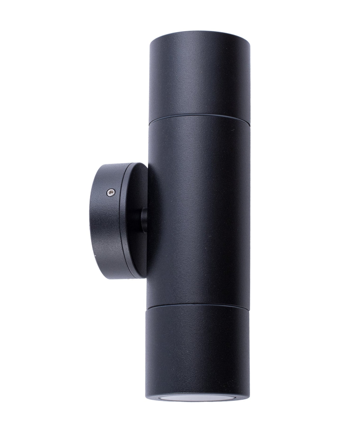 GU10 Exterior Wall Pillar Spot Lights (Black Aluminium) IP65