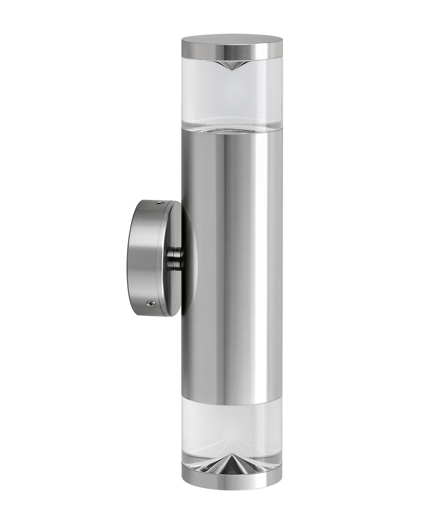 PHARE: GU10 Exterior Wall Pillar Light (Aluminium Titanium) IP65