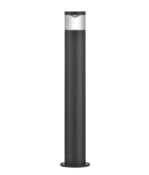 PHARE: GU10 Surface Mounted Black Anti Glare Bollard Light IP54