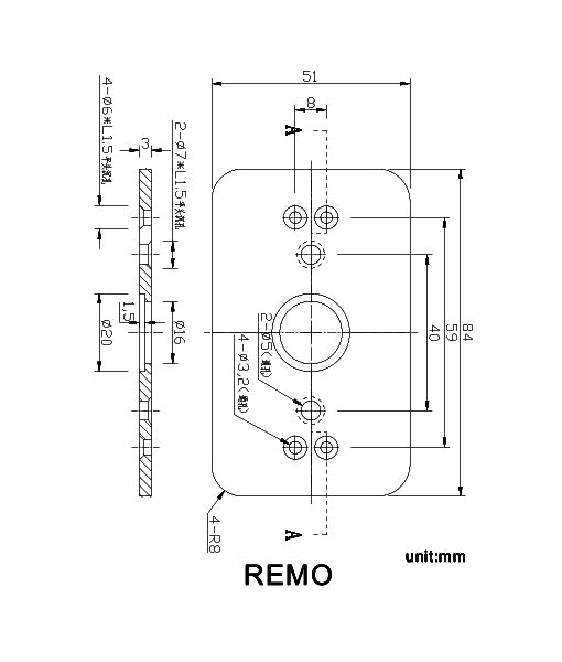 REMO: Surface Mounted LED Exterior Curved Up/Down Wall Lights IP54