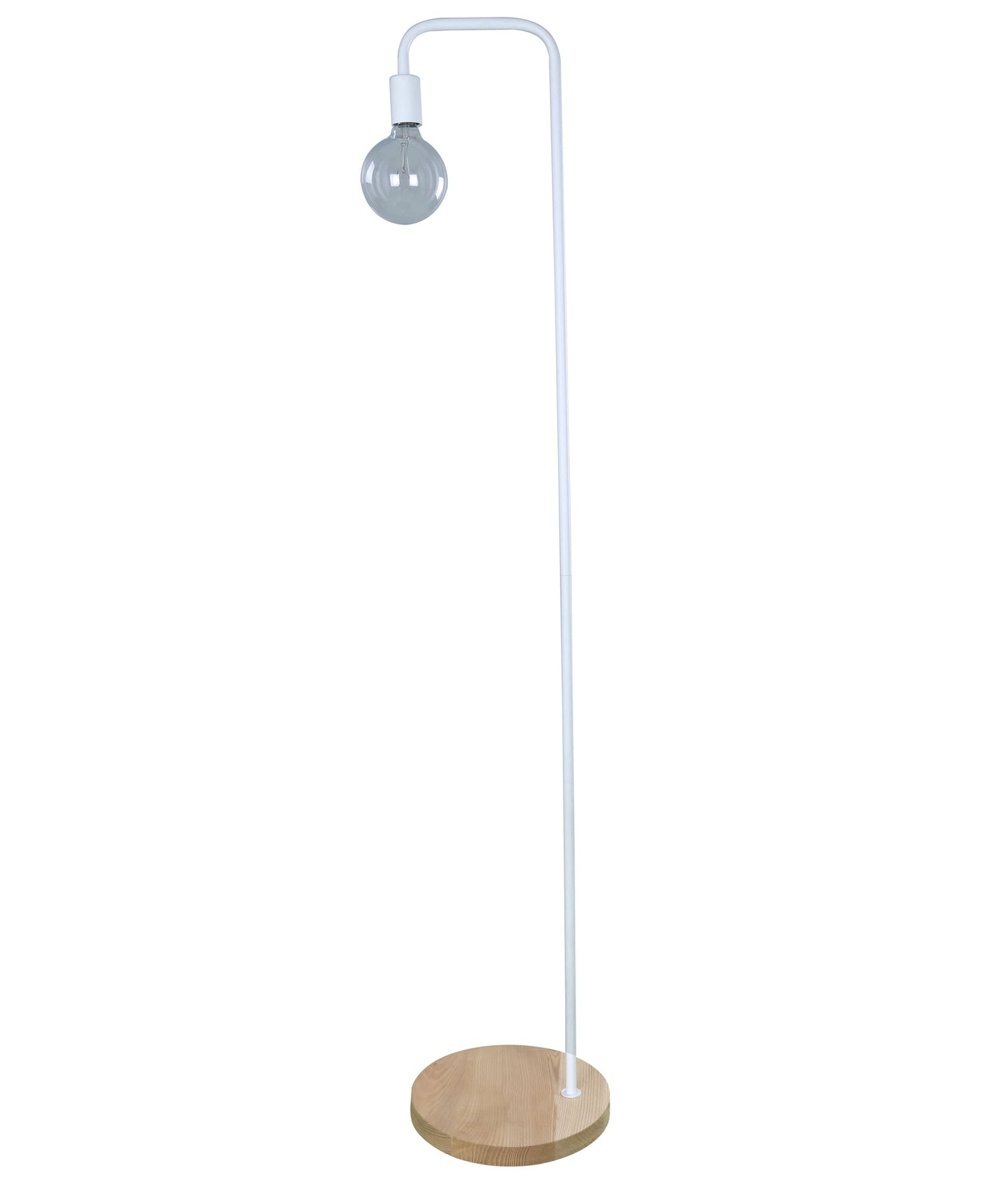 SLIM: Minimalist Wood Base Slim Floor Lamps