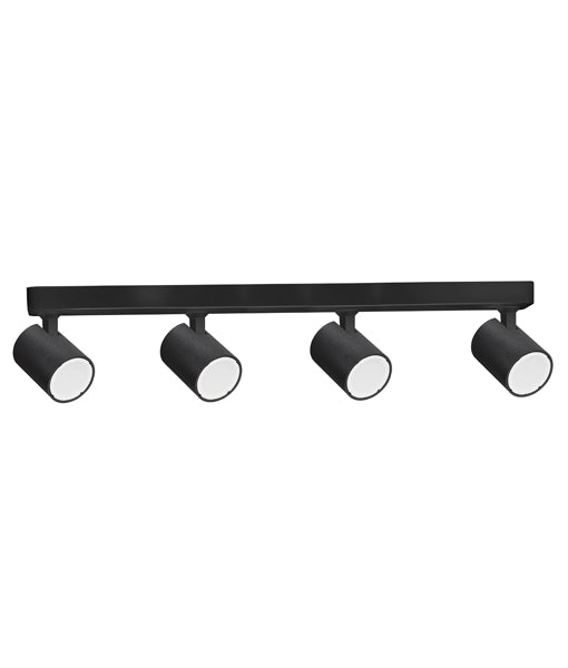 SPOT: Interior GU10 4XLights Adjustable Bar Base Surface Mounted Spot Lights