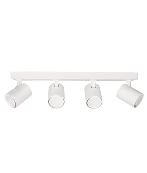 SPOT: Interior GU10 4XLights Adjustable Bar Base Surface Mounted Spot Lights