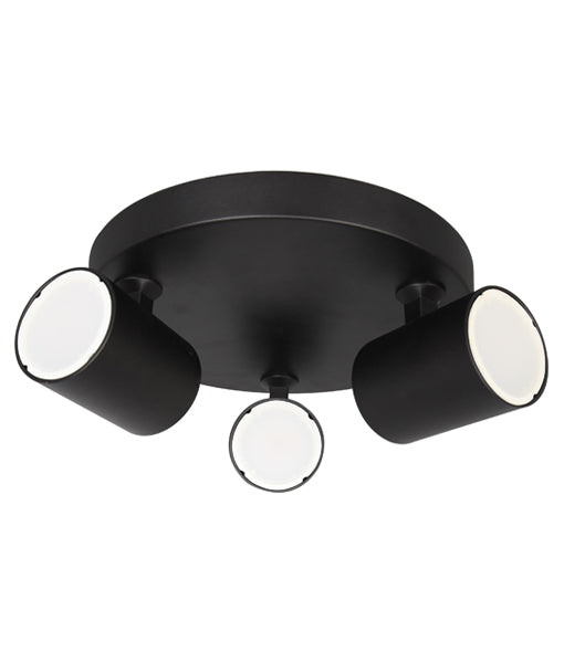 SPOT: Interior GU10 3XLights Adjustable Round Base Surface Mounted Spot Lights