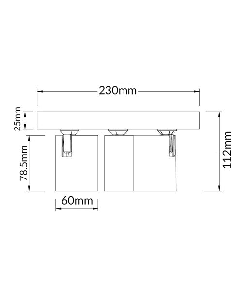 SPOT: Interior GU10 3XLights Adjustable Round Base Surface Mounted Spot Lights