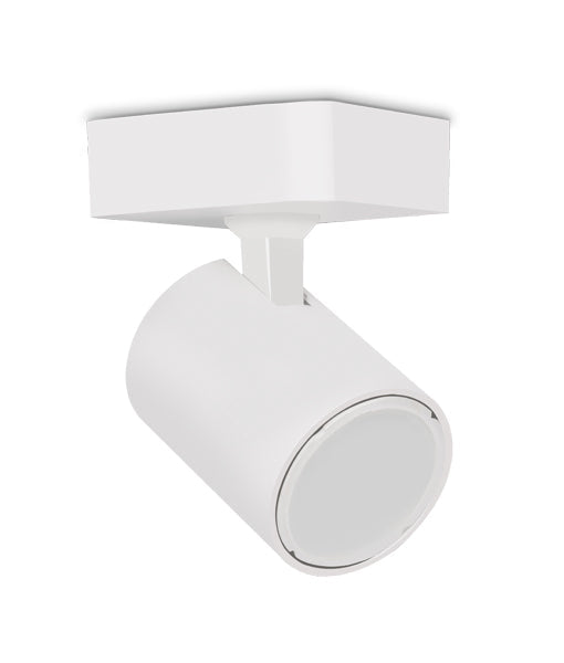 SPOT: Interior GU10 1 Light Adjustable Square Base Surface Mounted Spot Lights