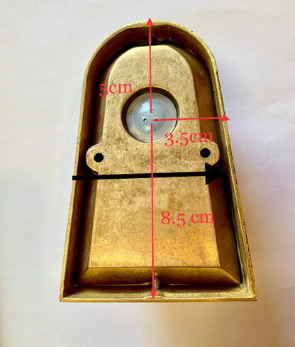 TORQUE: Exterior GU10/MR16 Antique Brass Surface Mounted Cone Wall Lights IP65