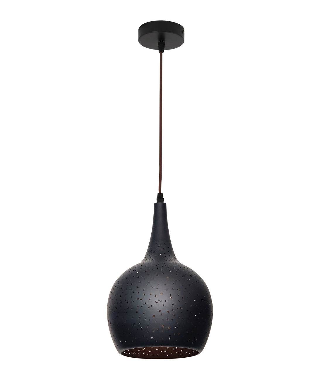 CELESTE: Bohemian Rustic Embossed Bell Shape Pendant Light – CLA Lighting