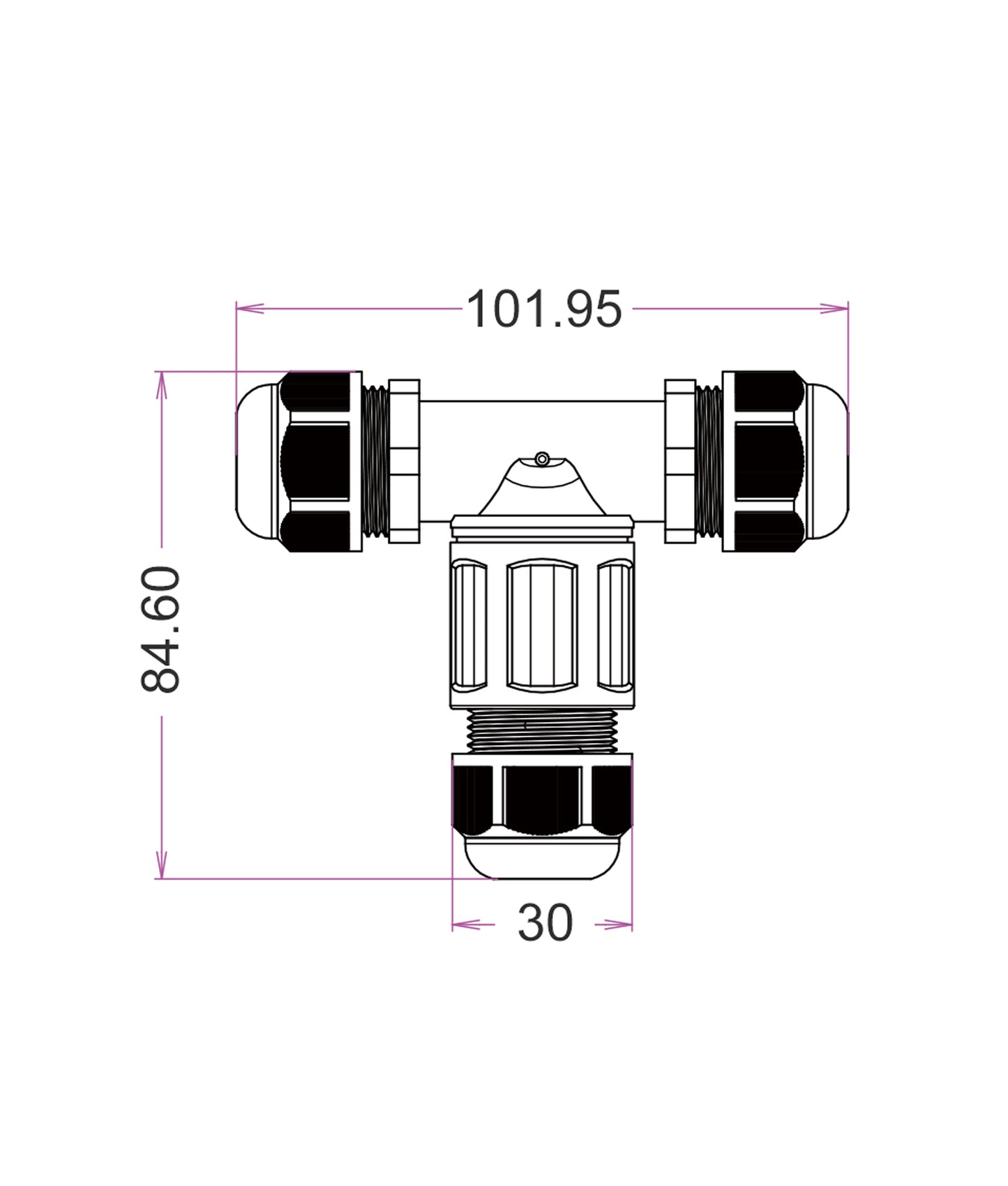 CONN006-007: Waterproof Connector IP68