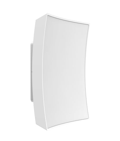 CRISTAL: LED Tri-CCT Exterior Curved Square Wall Lights IP65